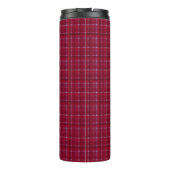 Red Gecontroleerd Tartan Thermosbeker (Achterkant)