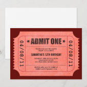 Red Geef één kaartje-uitvindingen toe Kaart (Voorkant / Achterkant)