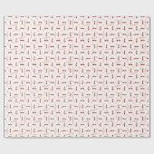 Red Gefeliciteerd Diploma Afstuderen jaar Cadeaupapier (Vlak)