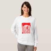 Red Geisha Damas AA Hoody Long Slaping (gemonteerd (Voorkant volledig)