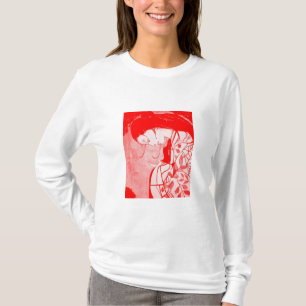 Red Geisha Damas AA Hoody Long Slaping (gemonteerd