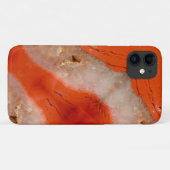 Red Gemstone Stone Texture iPhone 11 Hoesje (Achterkant (horizontaal))