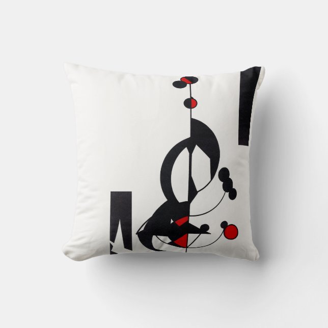 Red Geo Pillow Kussen (Voorkant)