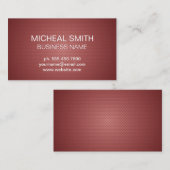 Red Geometric Abstract Patroon Visitekaartje (Voorkant / Achterkant)