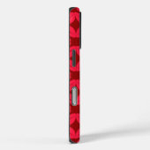 Red Geometric Pattern Case-Mate iPhone Case (Achterkant / Rechts)