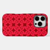 Red Geometric Pattern Case-Mate iPhone Case (Achterkant (horizontaal))