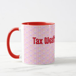 Red Geometric Tax Wealth, Statement Mok
