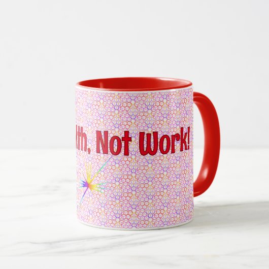 Red Geometric Tax Wealth, Statement Mok (Voorkant rechts)