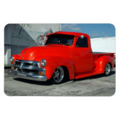 Red Gepersonaliseerd Pickup Truck Magneet (Horizontaal)