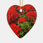 Red Geraniums Ornament (Links)