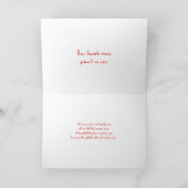 Red Gerber Black White Polka Weddenschap Bedankt (Binnen)