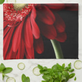 Red Gerber Daisy Kitchen Towel Theedoek (Gevouwen)