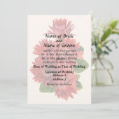 Red Gerbera Daisies Kaart (Staand voorkant)