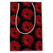 Red Gerbera Daisies Medium Cadeauzakje (Voorkant)