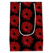 Red Gerbera Daisies Medium Cadeauzakje (Achterkant)