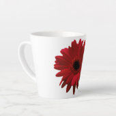 Red Gerbera Daisy Moederdag Latte Mok (Linkerhoek)