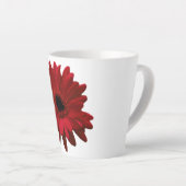 Red Gerbera Daisy Moederdag Latte Mok (Rechterhoek)