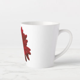 Red Gerbera Daisy Moederdag Latte Mok