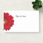 Red Gerbera Daisy Sjabloon Post-it® Notes (Kantoor)