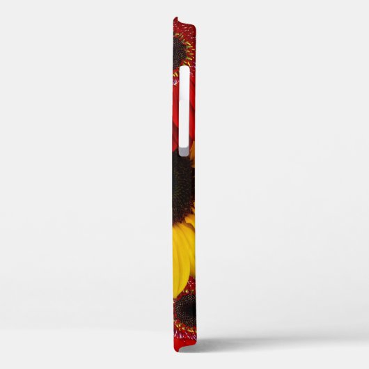 Red Gerbera Daisy Yellow Zonnebloem Case-Mate iPhone Case (Achterkant / Links)