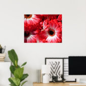 Red Gerberas Poster, S Cyr Poster (Thuiskantoor)