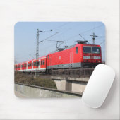 Red German Train Muismat (Met muis)