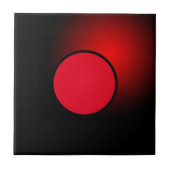 Red Ggloing Orb Tegeltje (Voorkant)