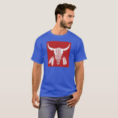 Red Ghost Dance Buffalo blue t shirt (Voorkant volledig)