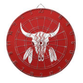 Red Ghost Dance Buffalo Dartboard Dartbord (Voorkant)