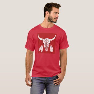Red Ghost Dance Buffalo kardinaal T-shirt