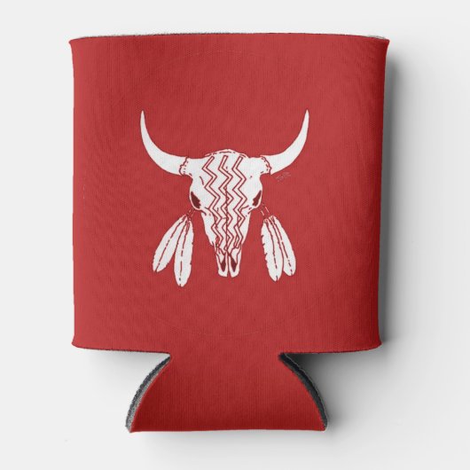 Red Ghost Dance Buffalo koelbox 2 zijdig Blikjeskoeler (Voorkant)