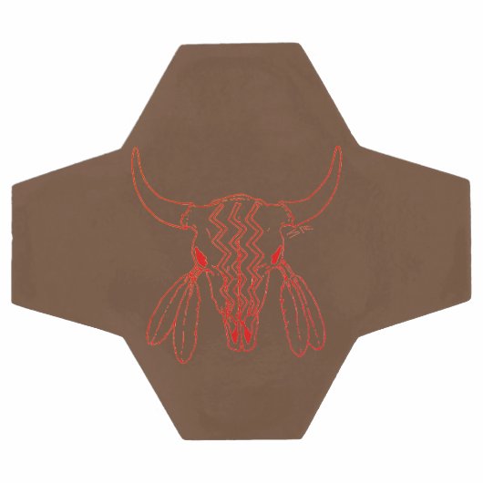 Red Ghost Dance Buffalo lijn bruin voetbal (Enkel)