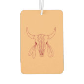 Red Ghost Dance Buffalo lijn tan luchtverfrisser (Achterkant)