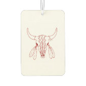 Red Ghost Dance Buffalo lijn witte luchtverfrisser (Achterkant)