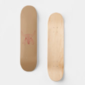 Red Ghost Dance Buffalo line skateboard (Voorkant)