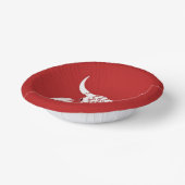 Red Ghost Dance Buffalo papieren schalen Papieren Kommen (Gebogen)