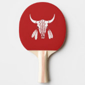 Red Ghost Dance Buffalo ping pong paddle Tafeltennisbatje (Voorkant)