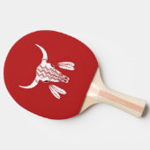 Red Ghost Dance Buffalo ping pong paddle Tafeltennisbatje (Zijkant)