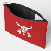 Red Ghost Dance Buffalo Pouch Etui (Open)