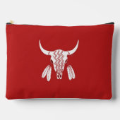 Red Ghost Dance Buffalo Pouch Etui (Voorkant)