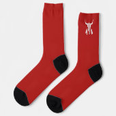Red Ghost Dance Buffalo premium sokken (Links)