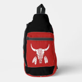 Red Ghost Dance Buffalo rb sling bag rugzak (Voorkant)