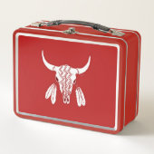 Red Ghost Dance Buffalo Red lunchbox (Voorkant)