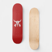 Red Ghost Dance Buffalo skateboard (Voorkant)