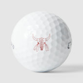 Red Ghost Dance Buffalo Supersoft golfballen 12 st (Voorkant)