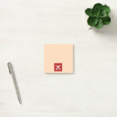 Red Ghost Dance Buffalo Tan Note Pads (Kantoor)