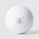 Red Ghost Dance Buffalo waarde golfballen 12 pk (Voorkant)