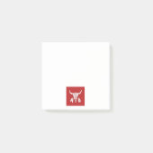 Red Ghost Dance Buffalo witte notitieblokken Post-it® Notes (Voorkant)