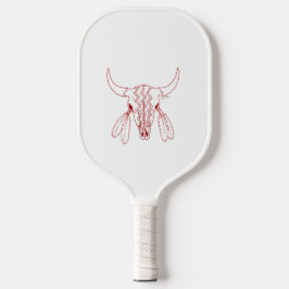 Red Ghost Dance Buffalo witte pickleball peddel Pickleball Paddle