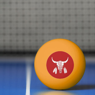Red Ghost Dance Buffalo yg 1 ster ping pongball Pingpongbal